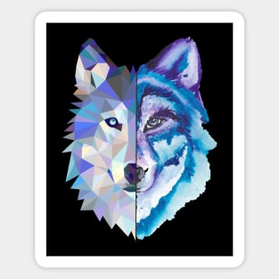 Geometric Wolf Magnet